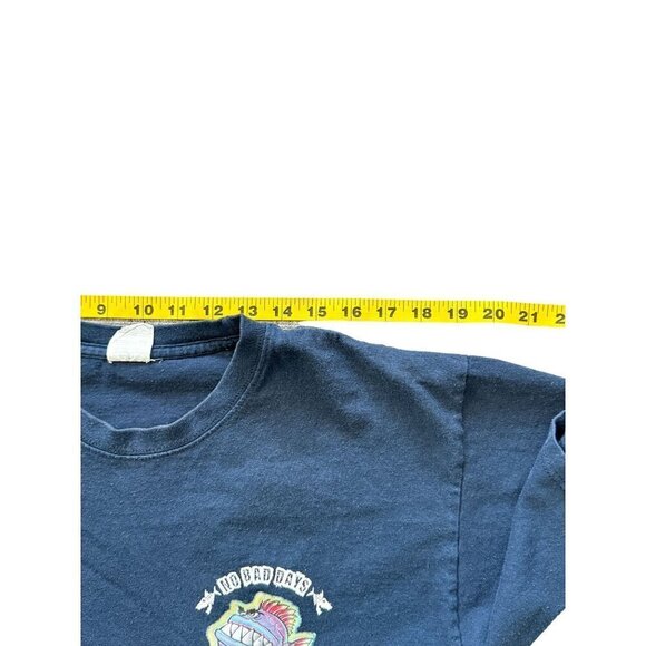 Puerto Vallarta No Bad Days Mexico  Anglerfish T-shirt  Graphic Print Size L - Picture 7 of 8